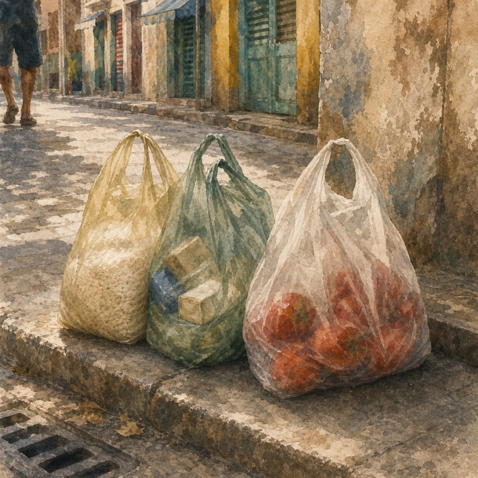 Três Sacolas — A Rua dos Pequenos Reparos