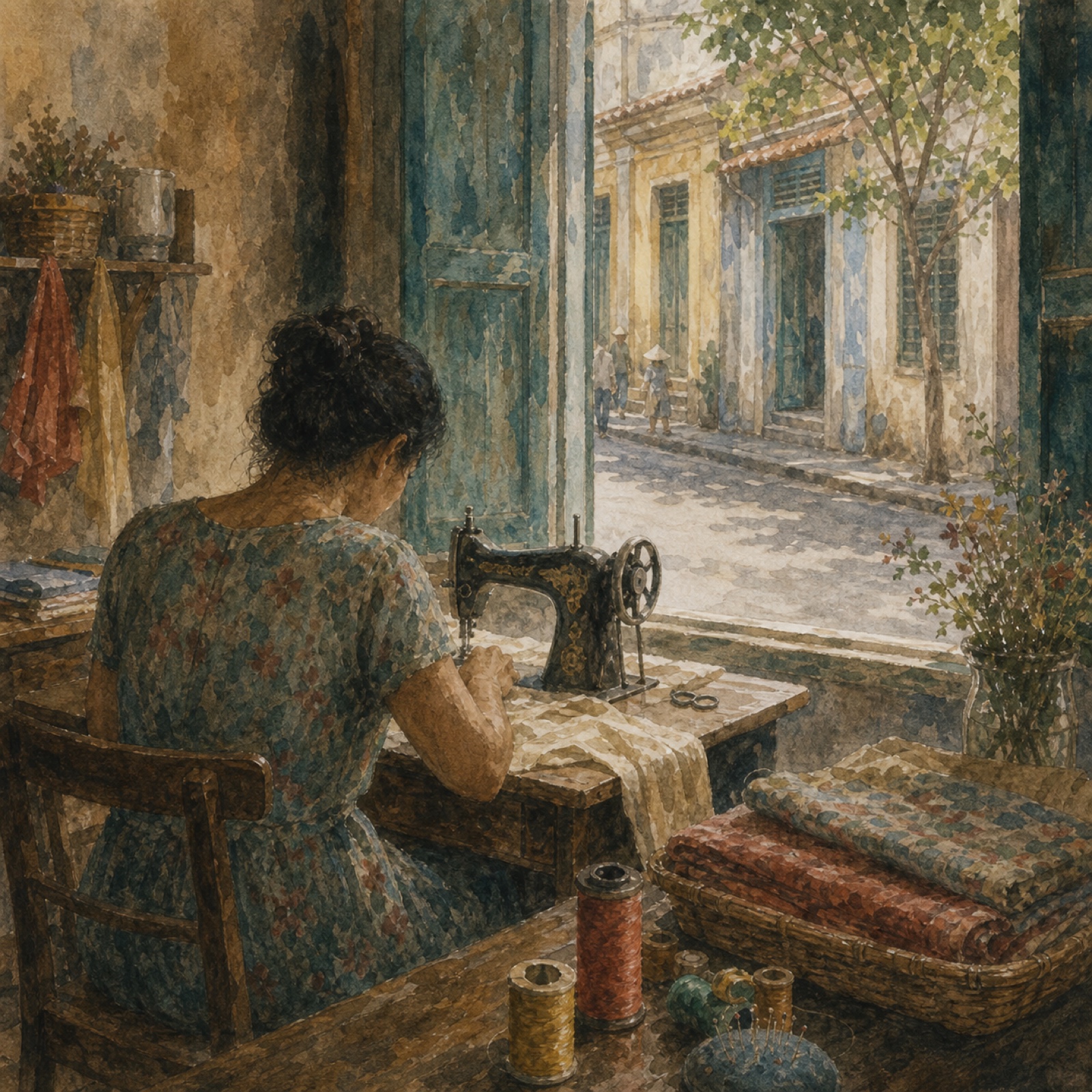 A Costureira — A Rua dos Pequenos Reparos